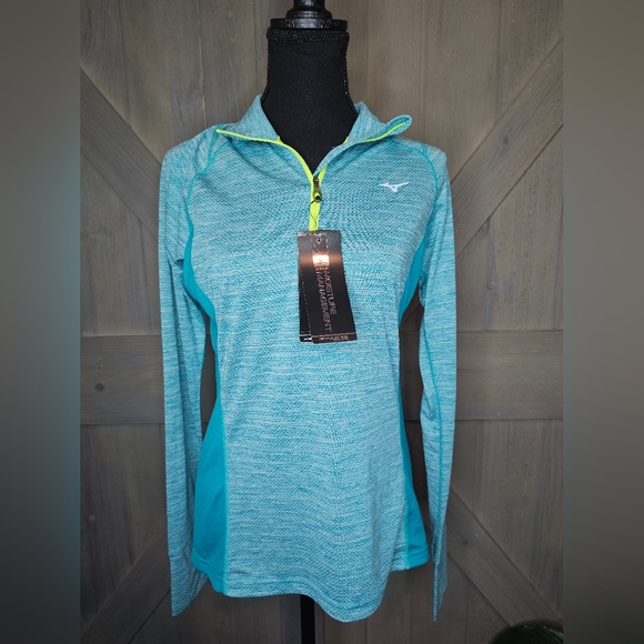 Nwt Mizuno Quarter Zip Top sz Medium - Picture 1 of 3